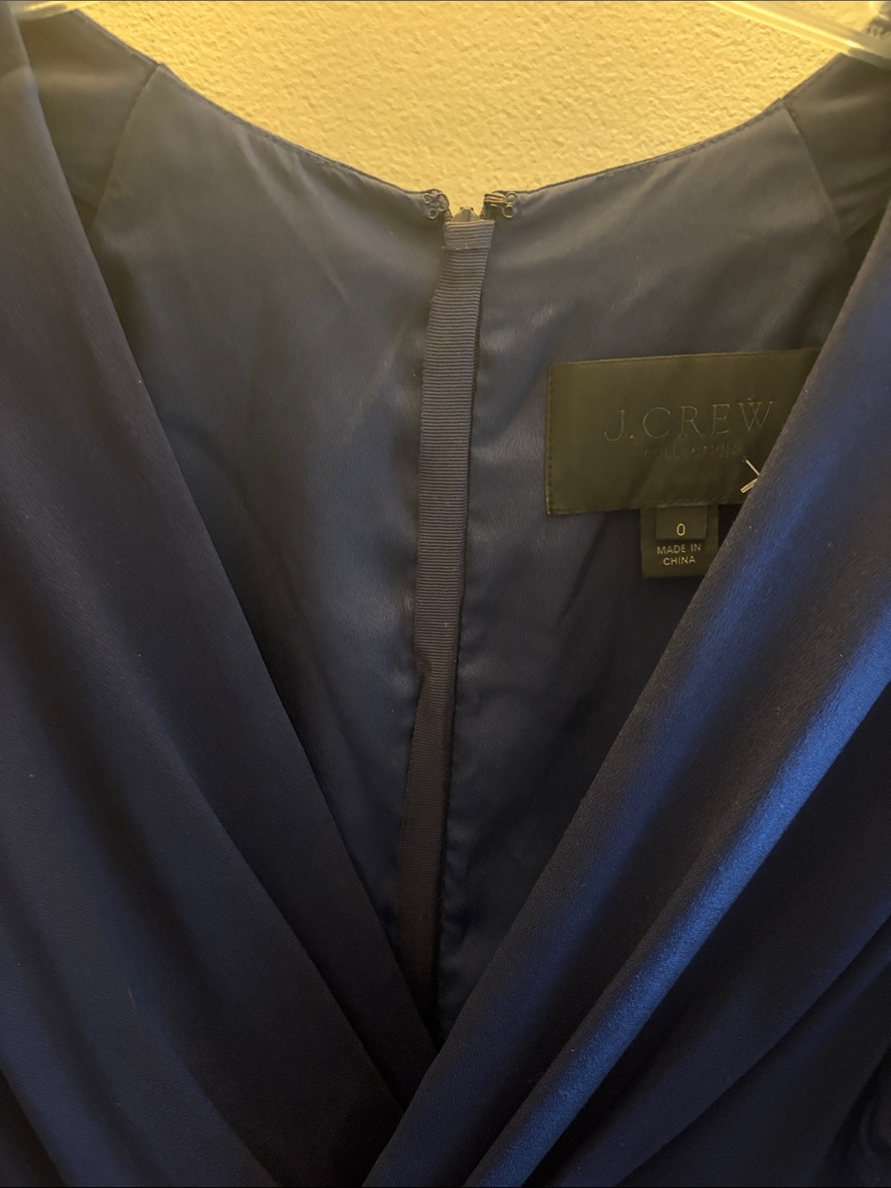 J. Crew Deep Navy V-Neck Blazer-Style Vest